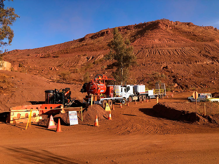 Remote area drilling, trenching and excavation in Western Australia by Geographe Underground Services (GUS)