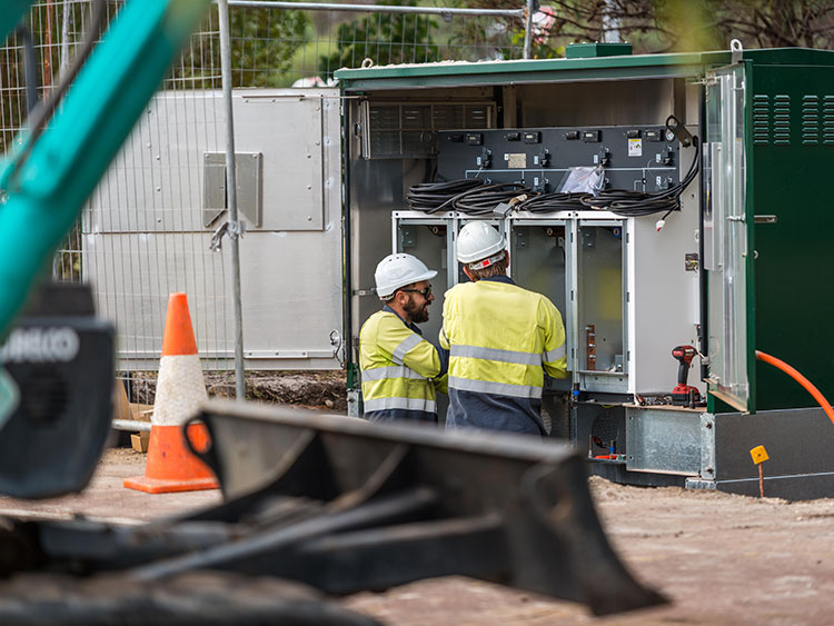 Switchgear and ground mounted equipment installation by Geographe Underground Services (GUS)