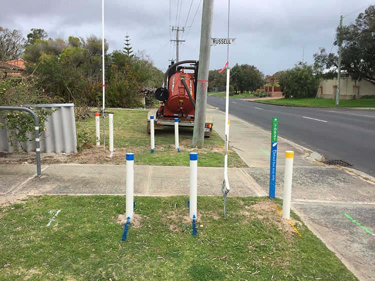 Underground service location services by Geographe Underground Services (GUS)